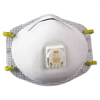 MMM 8211 Commercial Particulate Respirator N95 Mask 10 Per Box